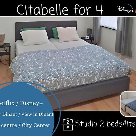 O Reflets - Citabelle For 4 - Studio 2 Rooms View "Citadelle" Dinant Luaran gambar